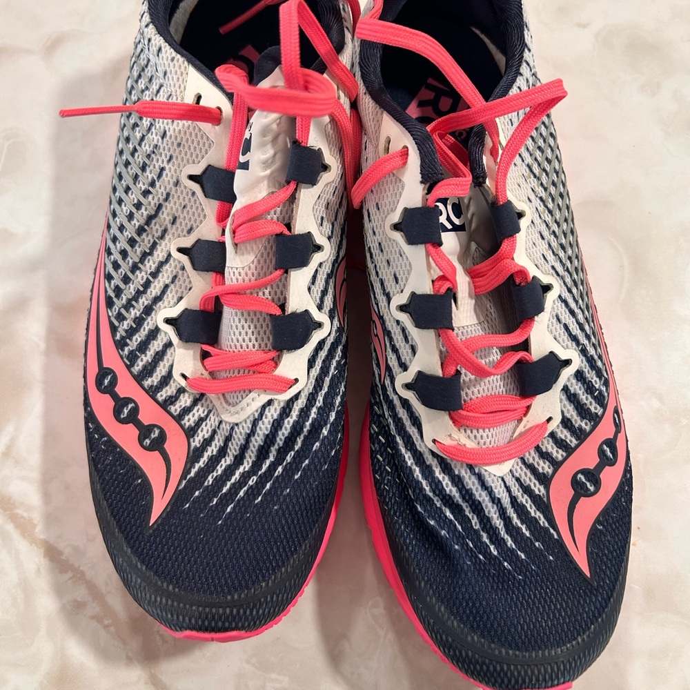 Saucony Women's Athletic Shoes - Navy and Pink
